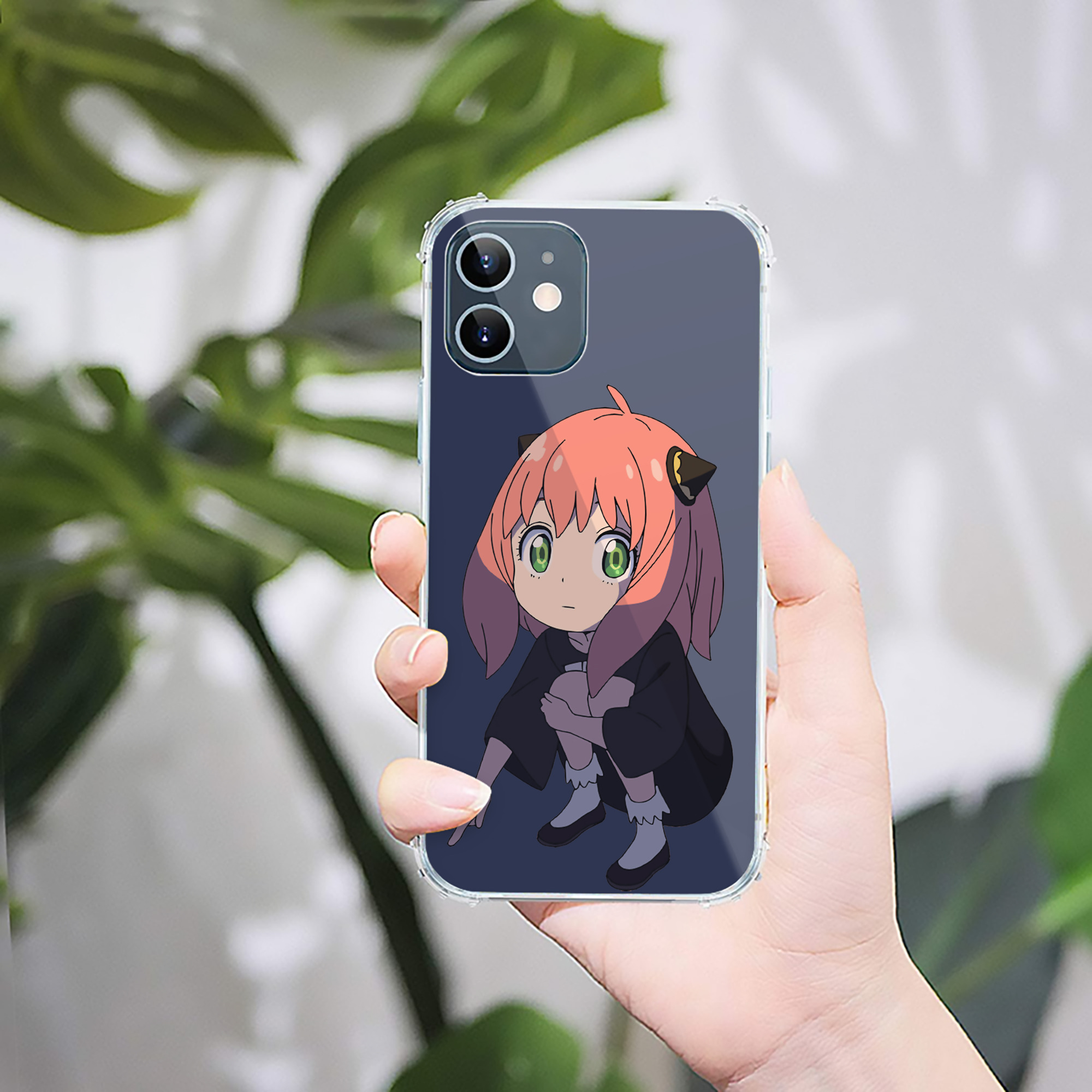 （画像用） SPY×FAMILY间谍家家酒 【iPhone 12シリーズ対応】透明スマホケース（クリアソフトケース）